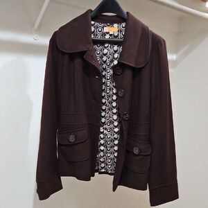 Brown Button-Up Jacket